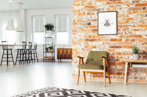 Paredes com decoração surpreendente com tijolos