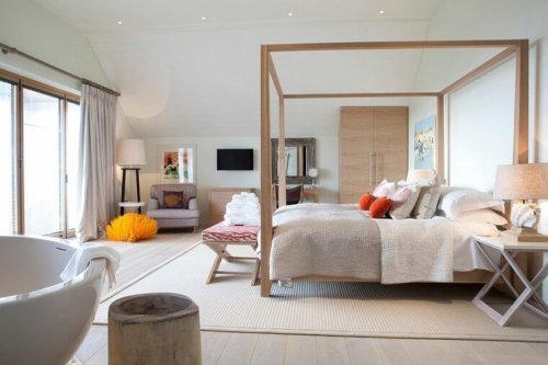 Pés de cama funcionais e decorativos: Banquetas