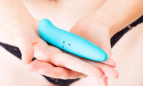 Mulher com vibrador
