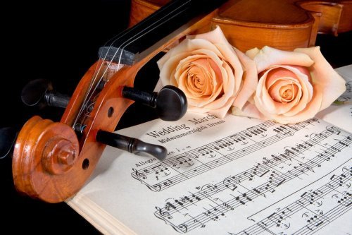 Partitura de músicas para casamento