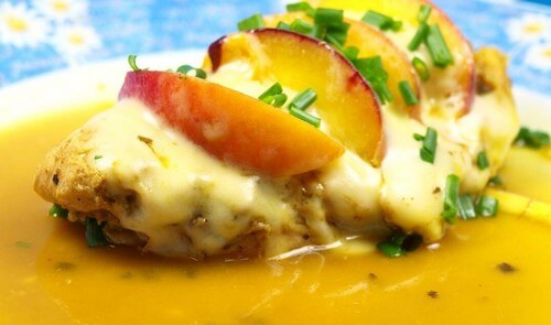 Receita de magret de pato com pêssego