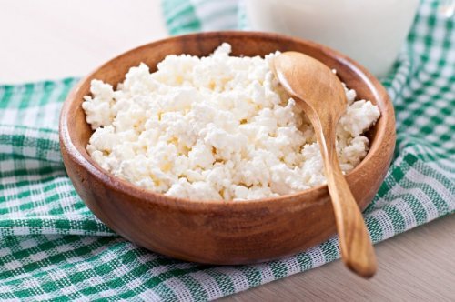 Queijo cottage parar preparar torta
