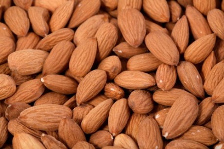 Amêndoas para a receita de macarons