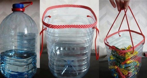 Cestos para pregador de roupa com embalagens de plástico