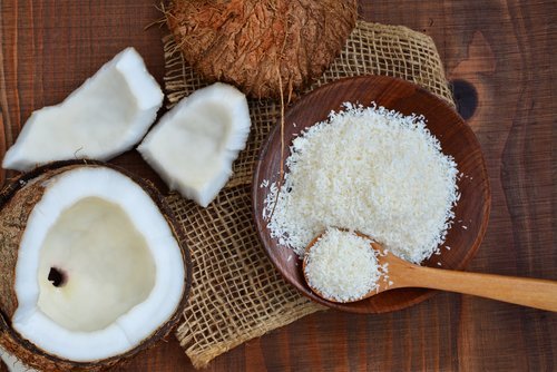 Coco para o pão de Deus
