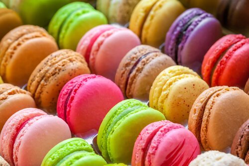 Macarons de Bilbao coloridos