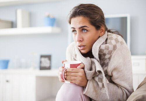 Ante sinais de hipotermia, beba infusões quentes