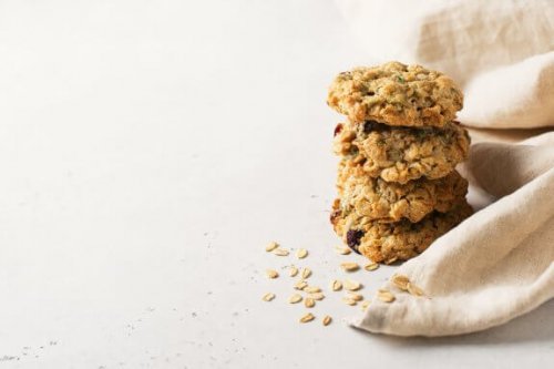Biscoitos de aveia sem açúcar nem manteiga