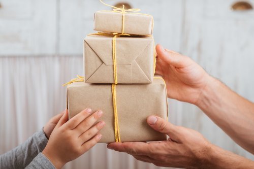 Caixas de presente de papelão