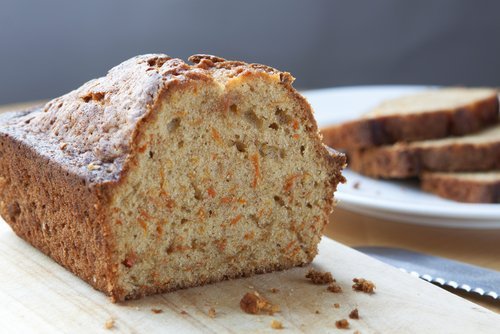 Pão de cenoura e banana