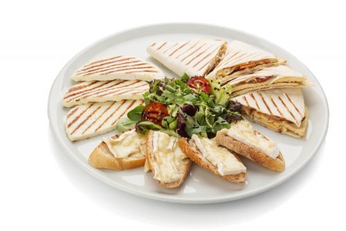 Quesadilhas, também são ótimas opções de lanches saudáveis