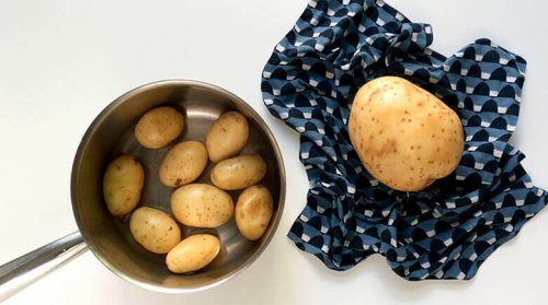 Utilizar as batatas para a limpeza ecológica