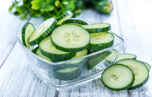 Pepino para a receita de sopa
