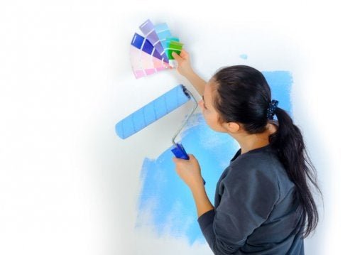 Decoração com cores claras