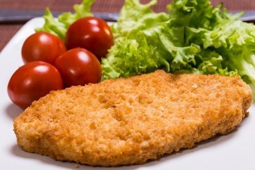 Filé de lombo de porco à milanesa