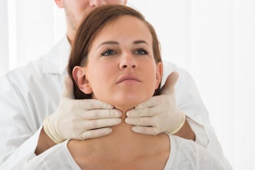 Exame da glândula tireoide