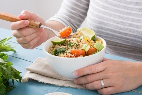 Salada vegana