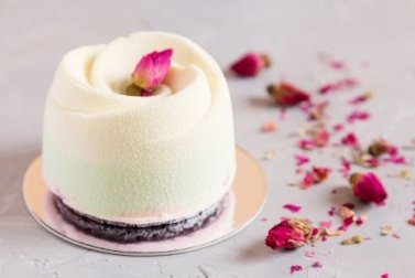 Mousse de chocolate branco e amêndoas: sem glúten!