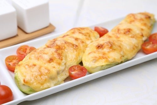 Abobrinhas recheadas