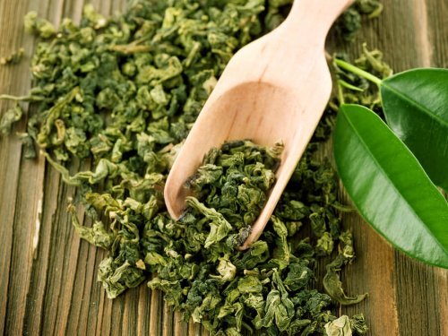 Chá verde para acne