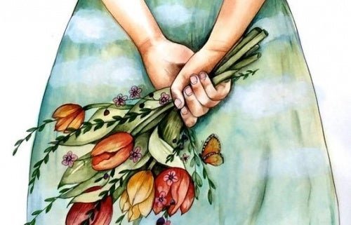 Flores do buquê de casamento