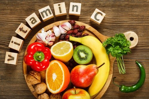 Alimentação com vitaminas