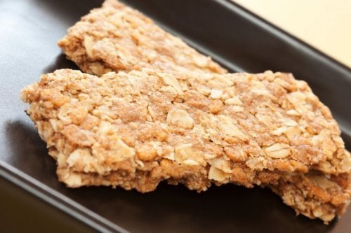 Barras de cereais veganas energéticas