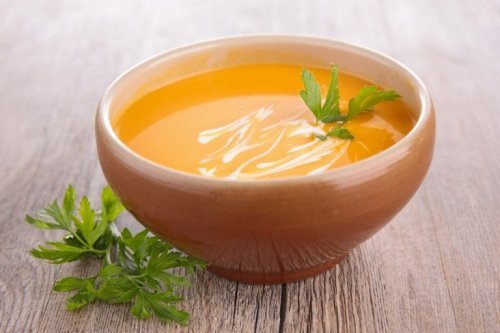 Creme de cenoura, delicioso e nutritivo