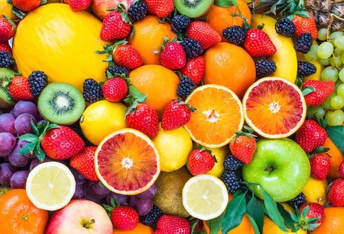 As frutas contêm grande quantidade de frutose