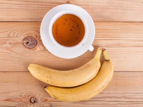 Infusão de folhas de bananeira