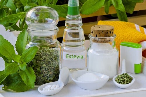 Use stevia em vez de açúcar para reduzir calorias em seus pratos