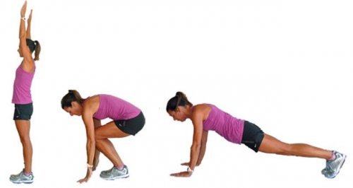 Exercício burpees
