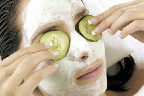 Máscara facial de pepino