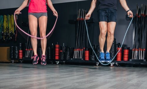 Exercícios de pular corda