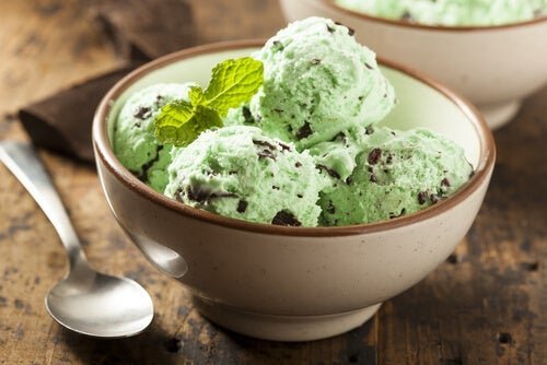 Sorvete de menta