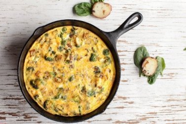 Tortilha de brócolis: receita saudável e fácil