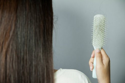 Perda de cabelo pela escova