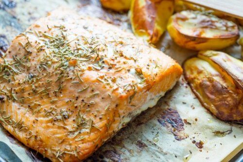 Peixe ao forno