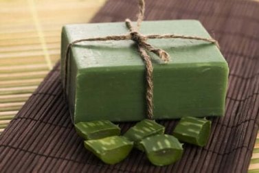 Sabão de aloe vera sem soda cáustica