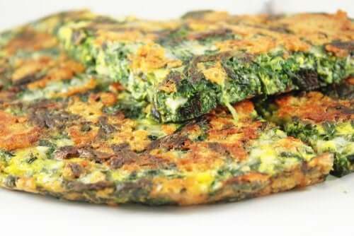 Tortilha de espinafre
