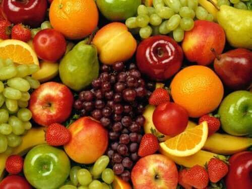 Frutas contêm açúcar