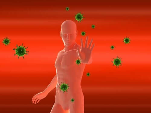 Sistema imunológico se defendendo