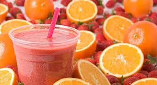 A vitamina C é um nutriente muito presente neste suco
