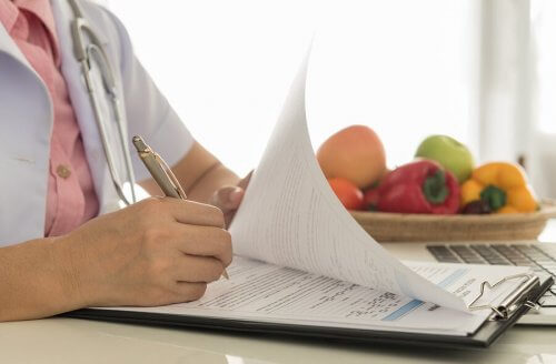 Consulta com nutricionista