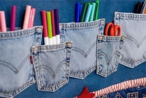 Trabalho manual para organizar objetos pequenos