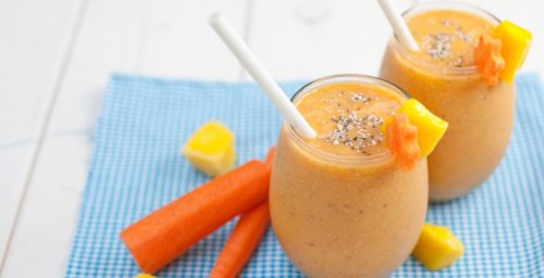 Smoothie com cenouras