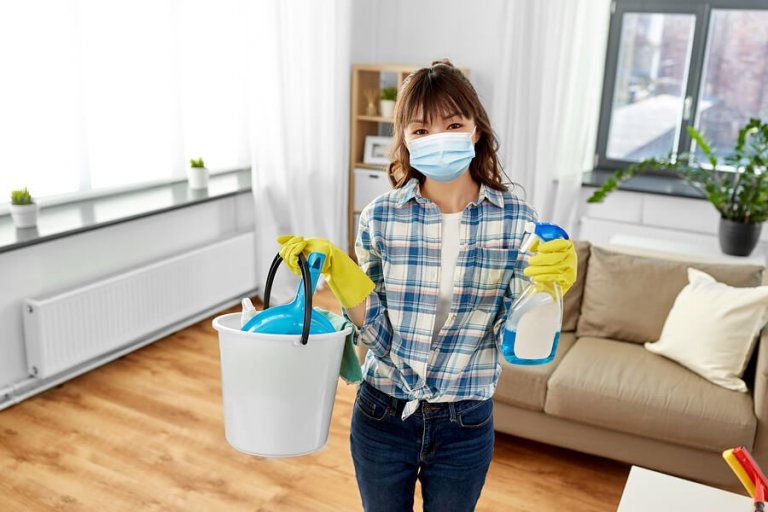 Recomendações para limpar e desinfetar a sua casa
