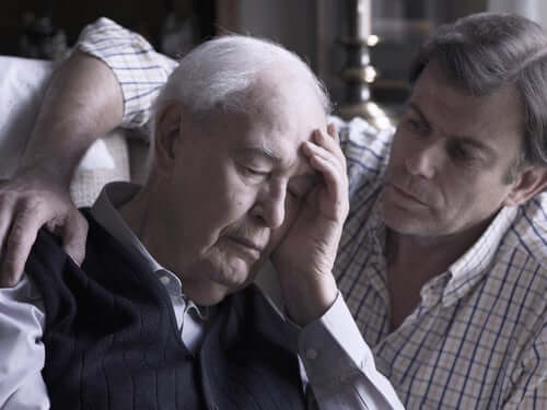 Homem com Alzheimer