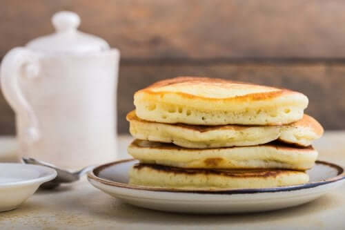 Panquecas de banana sem glúten com dois ingredientes