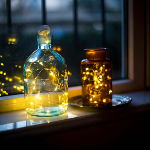 Decorar com luzes